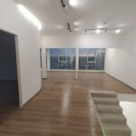 Profesionalni moler pri radu na krečenju prostorije